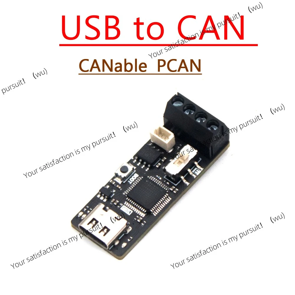 USB to CAN Module, CANable PCAN Debugger  CAN bus debugging tool  For Linux Win10 11 TYPE-C USB Debug Software Communication
