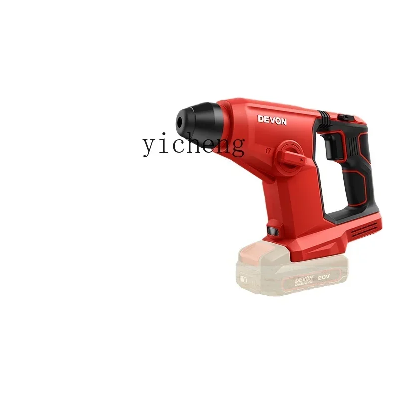 TQH 20V Lithium Battery Brushless Charging Hammer Small Multifunctional Dual-purpose Light Handheld Impact Hammer Drill
