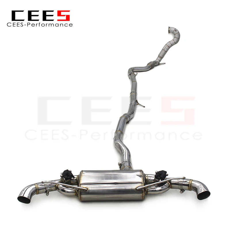 

CEES Catback Exhaust Escape For Mercedes-Benz A45 AMG 2.0T 2014-2023 Downpipe without catalyst Exhaust Pipe Muffler