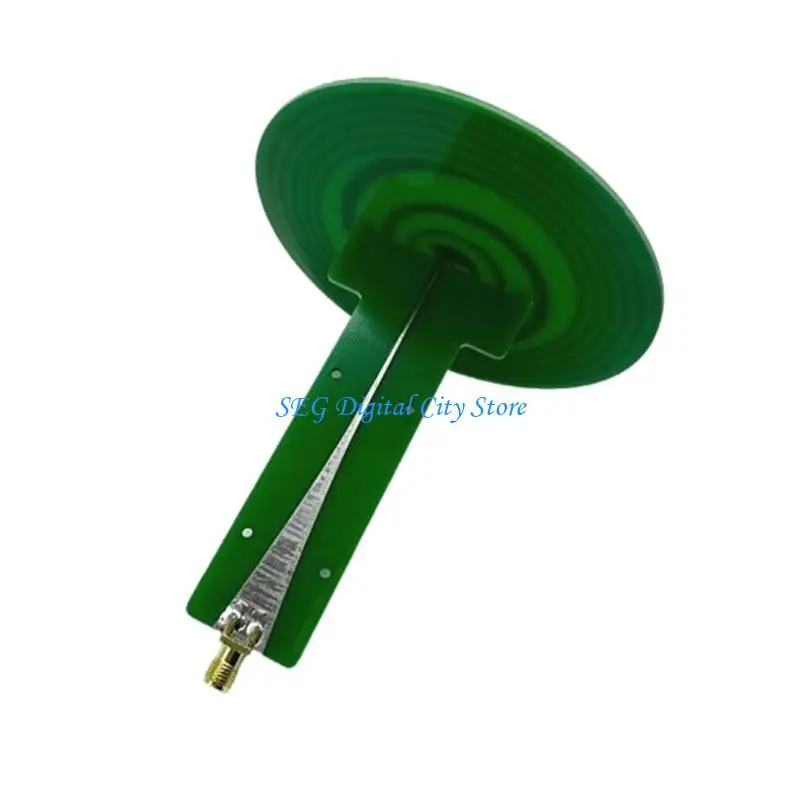 U75B 0.8~8.5GHz Isometric Helical Antenna Wideband Circularly Polarized Antenna for Direction Finding and Spectrum Analysis