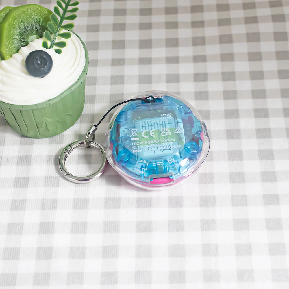 

For Tamagotchi Uni Transparent Protective Cover Shell Hard Shell for Tamagotchi Uni Game Console with Lanyard