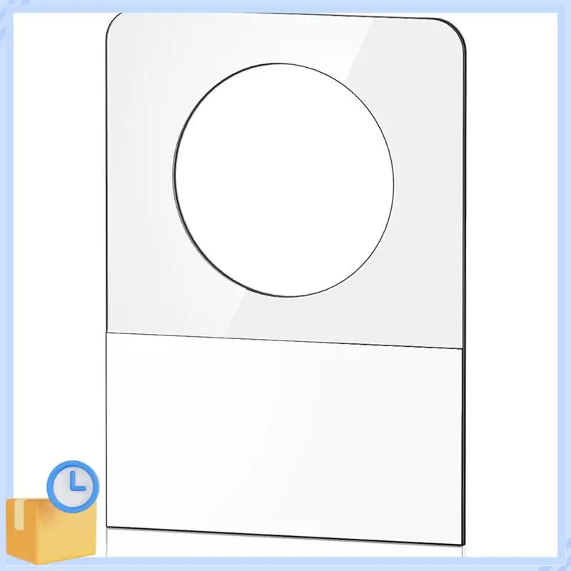 Abas de suspensão populares, 400 peças de etiquetas de suspensão pegajosas transparentes buraco redondo abas de suspensão de plástico autoadesivas para pendurar exibição de varejo