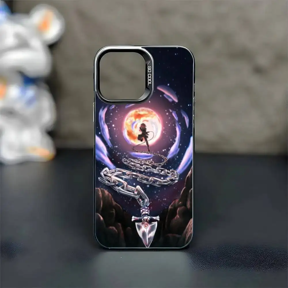 Anime K-Kurapika Phone Case For iPhone 16,15,14,13,12,11,Mini,Pro,MAX Black Matte Shockproof Cover #5