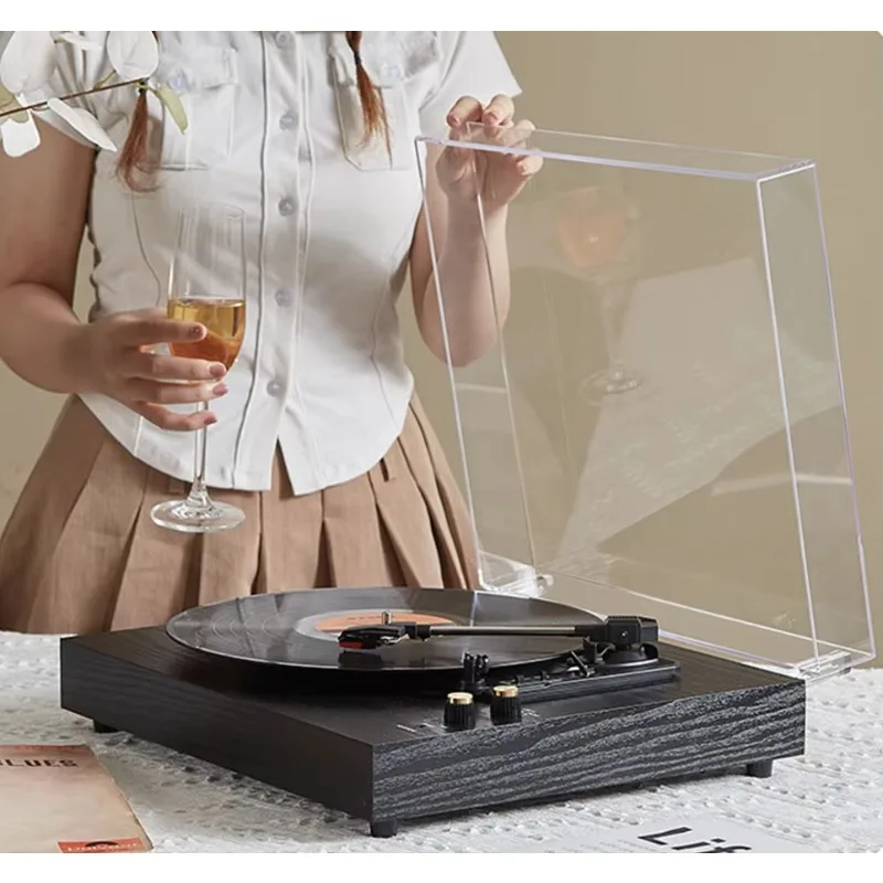 شعبية 3 سرعات الصوت المنزلي مرحبا فاي الحاكي لاعب خمر القرص الدوار مشغل تسجيلات من الفينيل 3 سرعة ريترو LP مشغل تسجيل