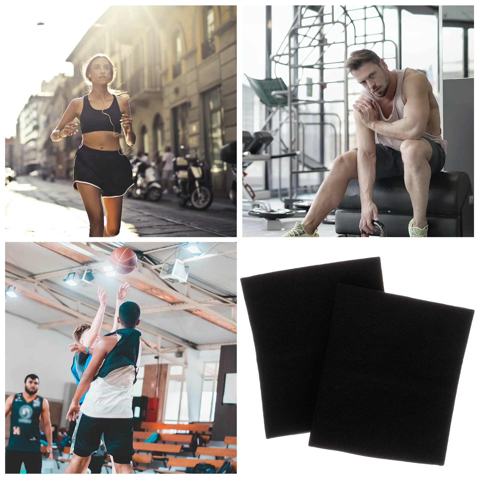 

2Pcs Wrist Brace for Sports High Elastic Support Sweat-Absorbing Comfortable Fit Adjustable Wrist Protector for Workout Yoga