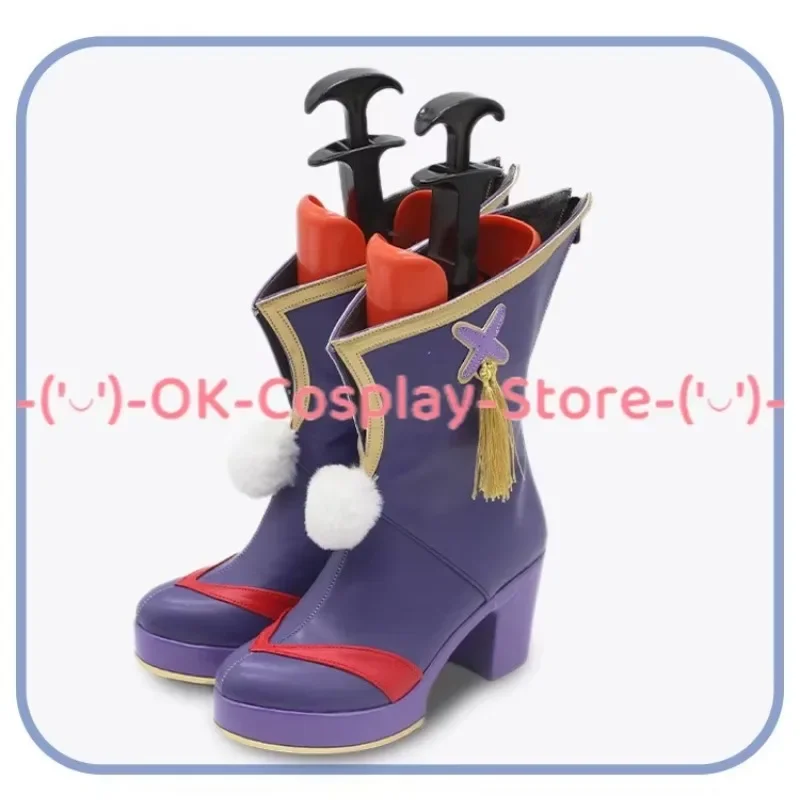 [Customized] Pretty Derby Tokai Teio Cosplay Shoes Game Roleplay Costume Prop Halloween Carnival Holiday Party PU Leather Boots