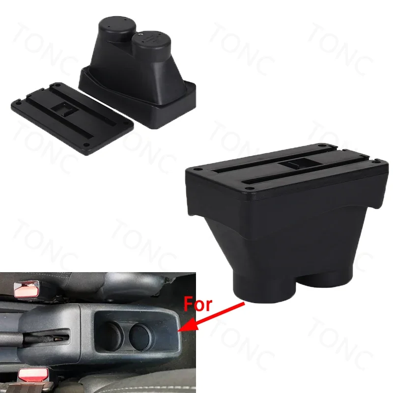 For Peugeot 208 Armrest Box Storage Box 2012 2013 2014 2015 2016 2017 2018 Auto Parts Interior Center Console Organizer