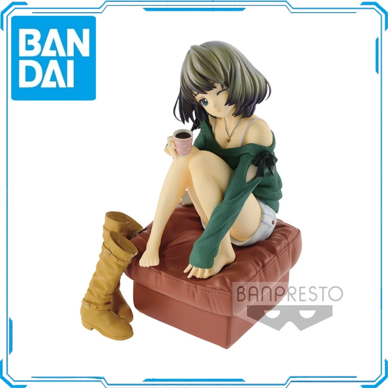 In Stock Original Bandai BANPRESTO EXQ Scenic Series Takagaki Kaede Action Figure Animation ToyGift Model Collector AnimeGenuine