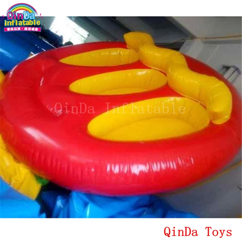 3M Diameter 1 M Height Water Sofa Flying Crazy Chair ,0.9Mm Pvc Inflatable Water Towable Boat