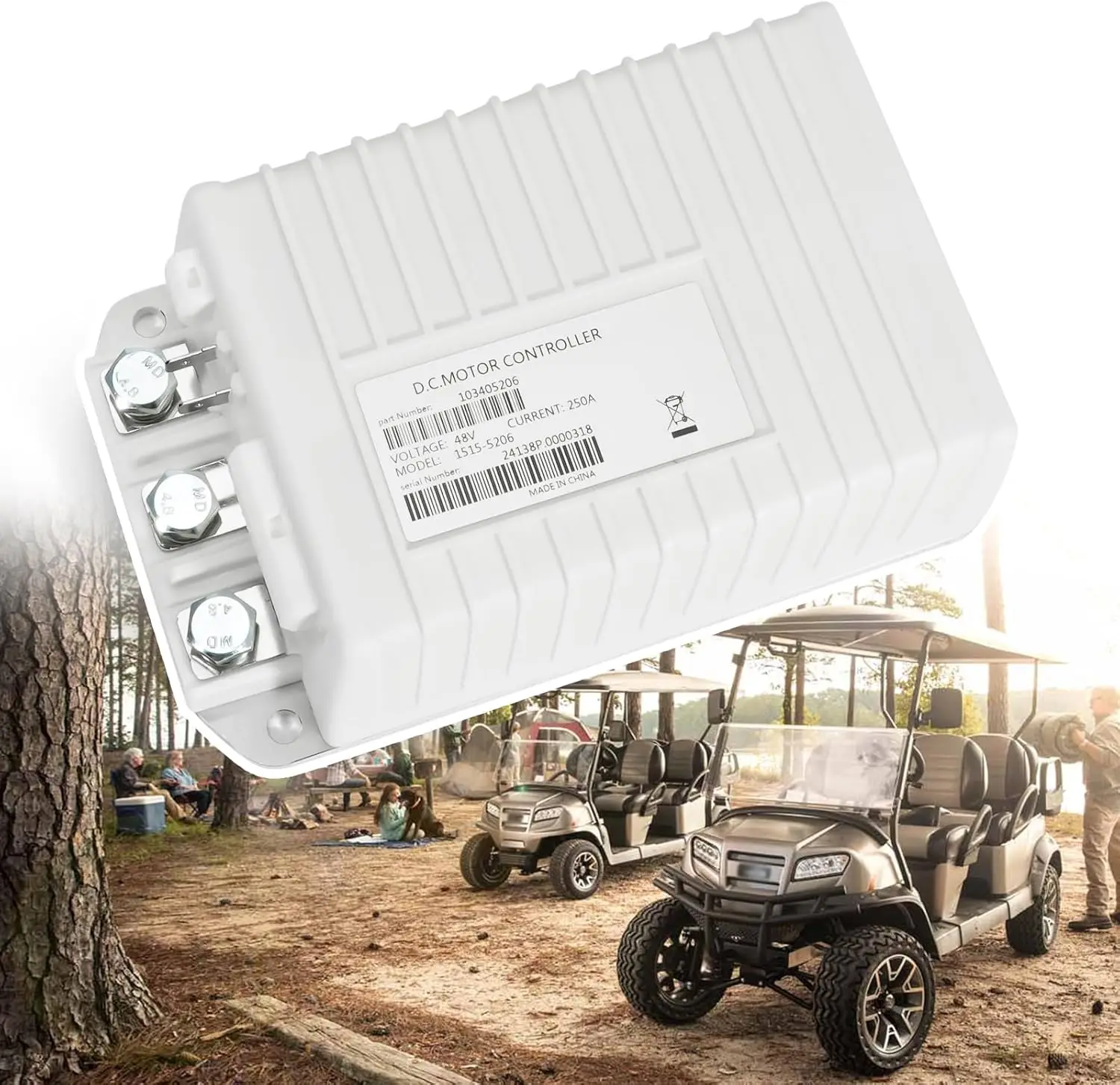 

1515-5206 48V 250A Motor Controller 103982301 for Curtis Club Car Precedent