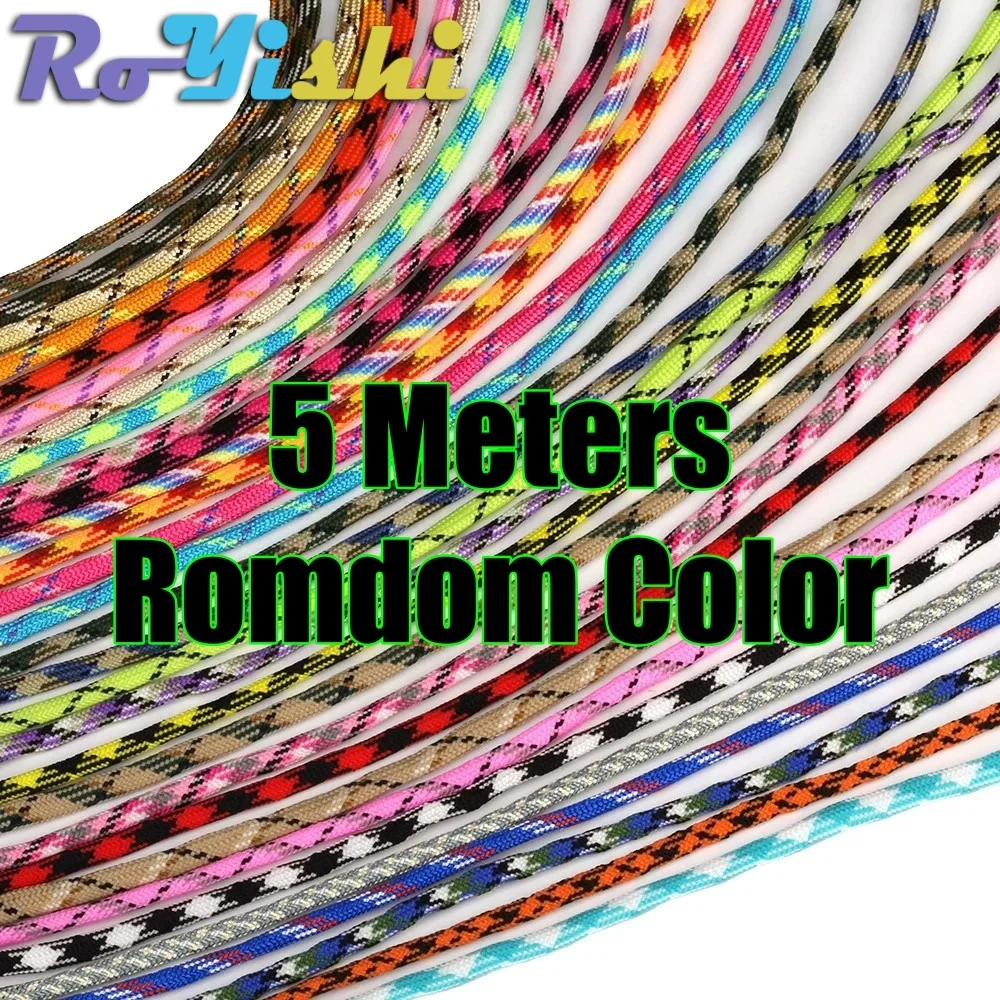 

5M 550lb Paracord Rope 7 Cores Dia 4mm Nylon Parachute Cord Outdoor Survival Lanyard DIY Bracelet Tent Guyline Hiking Camping Ac
