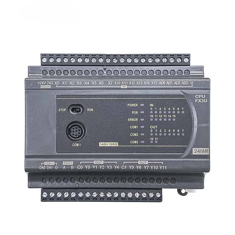 Mitsubishi PLC FX3U 1N 2N 14 20 24 32 40 60 64 MR MT