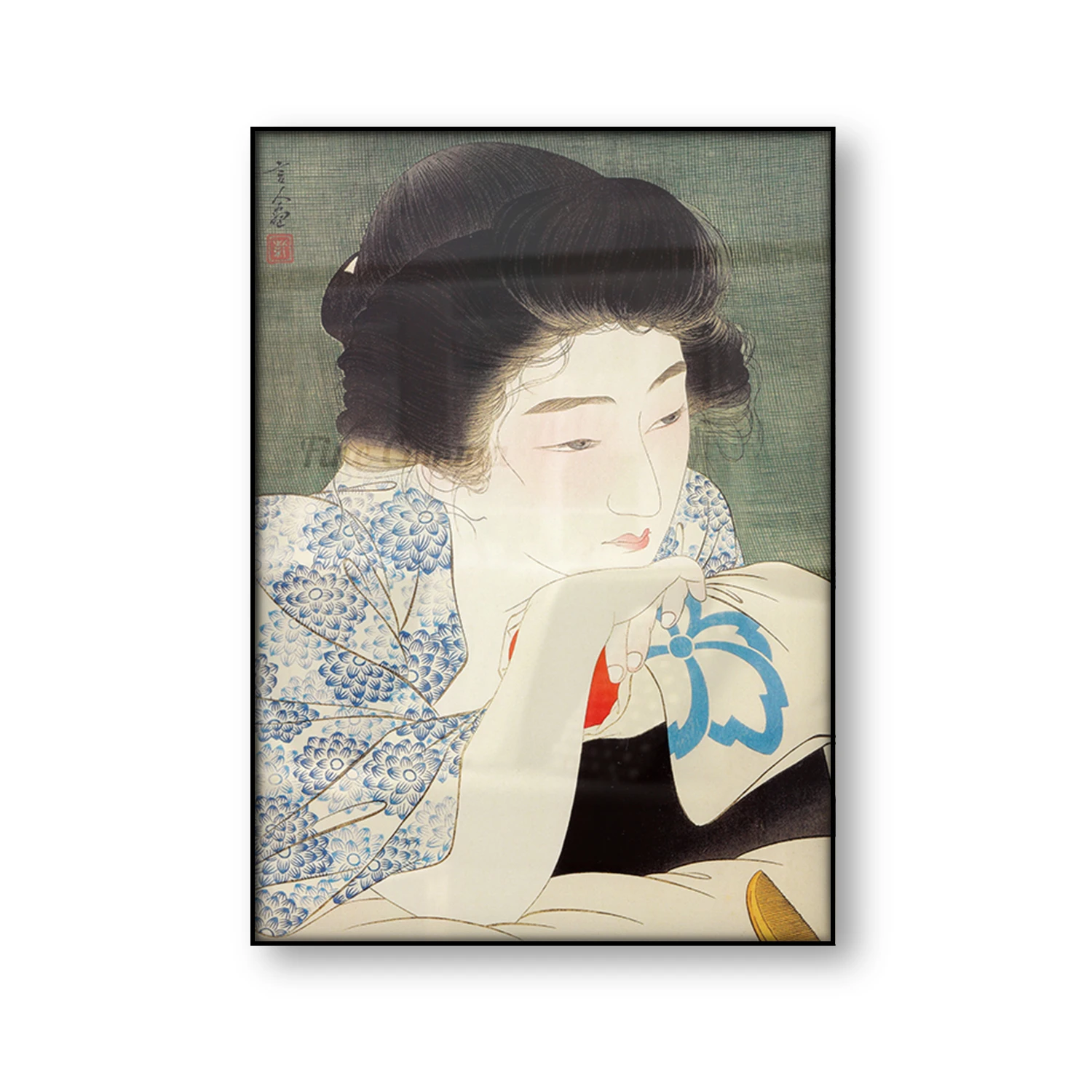 Morning Hair Kotondo Torii Vintage Japanese Art Poster Woodblock Canvas Print Japanese Beauty Woman Wall Art Painting Home Decor