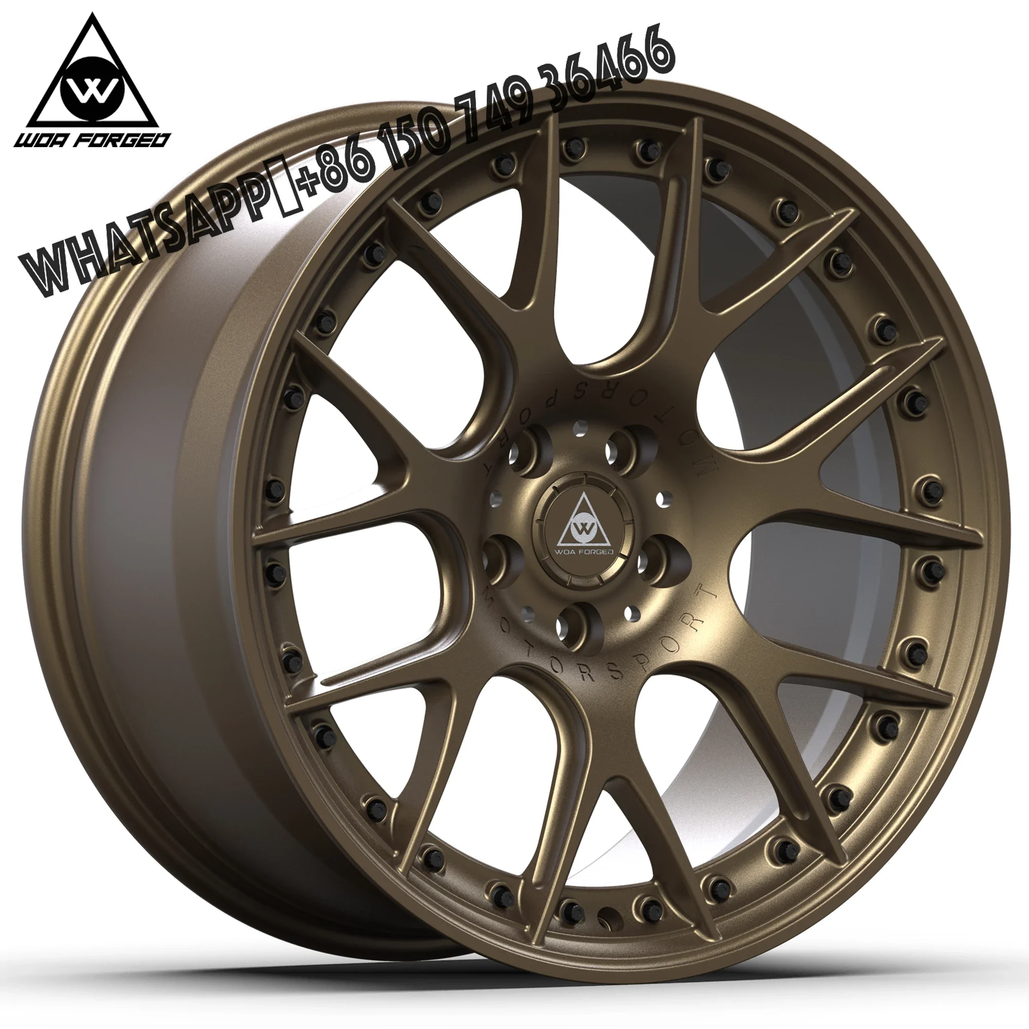 

Forged Wheel 5x112 5x120 5x114.3 Split Spoke 17 18 19 20 21 Inch Alloy Luxury Japan Design 6061/T6 Material WOA Rims for CH-R II