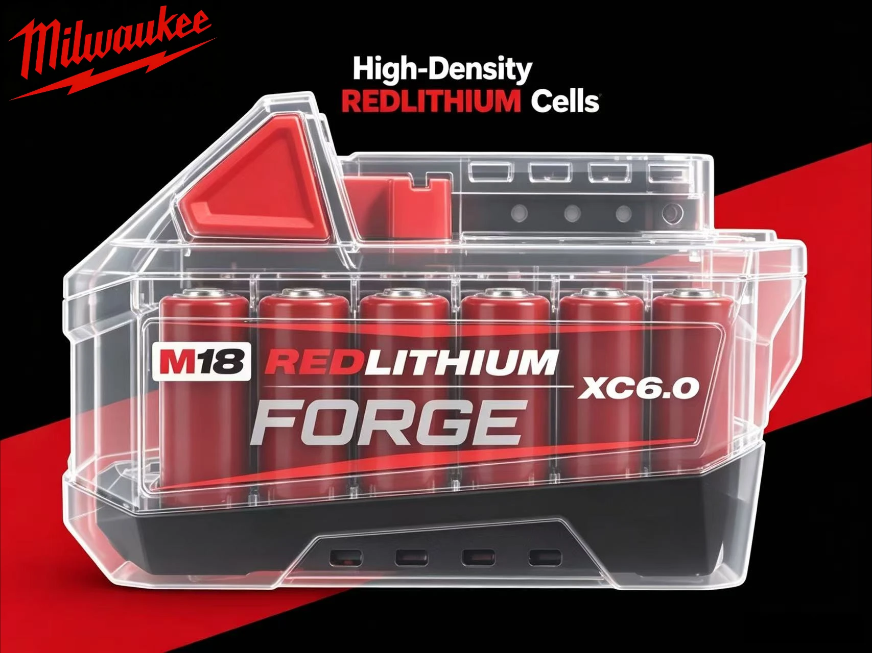 

Milwaukee M12 M18 Fast Charger 12V 18V Li-ion Battery with Multi-Protection LED Indicator for 48-59-1812 48-11-1850 Power Tool