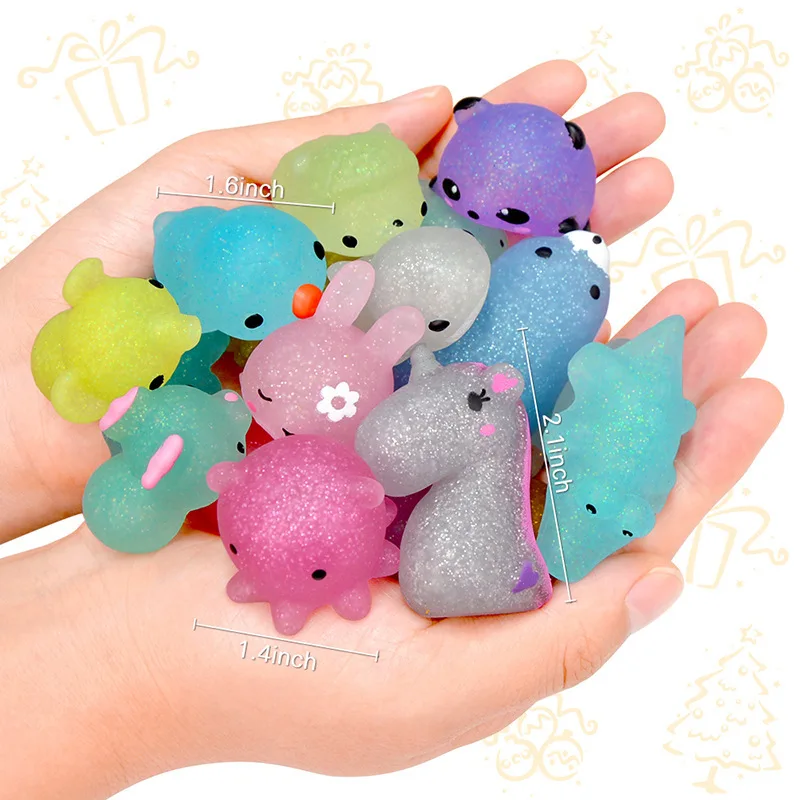 

NEW Mochi Squishies Kawaii Anima Squishy Toys For Kids Antistress Ball Squeeze Party Favors Stress Relief Toys For Birthday Gift