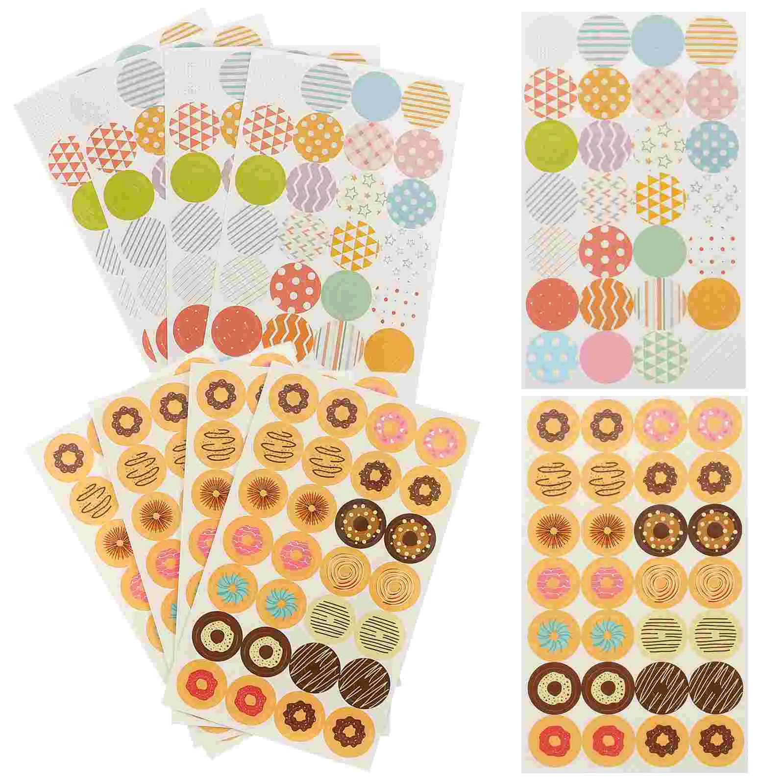 

1120 Pcs Binder Hole Protector Sheet Music Stickers Decorative Reinforcement Adhesive The Circle Donut Labels Paper Punch