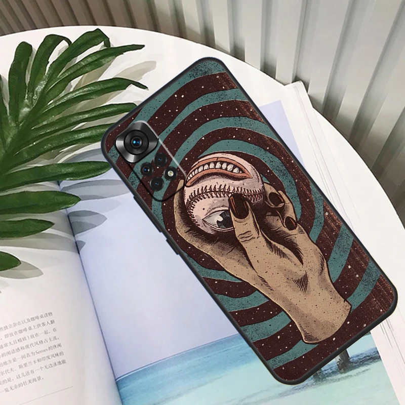 حافظة فنية تريبي مخدر ملونة لهاتف Xiaomi Redmi Note 13 Pro 10 11 12 14 11S 12S حافظة لهاتف Redmi 15C 12C 13C 14C 10C 15