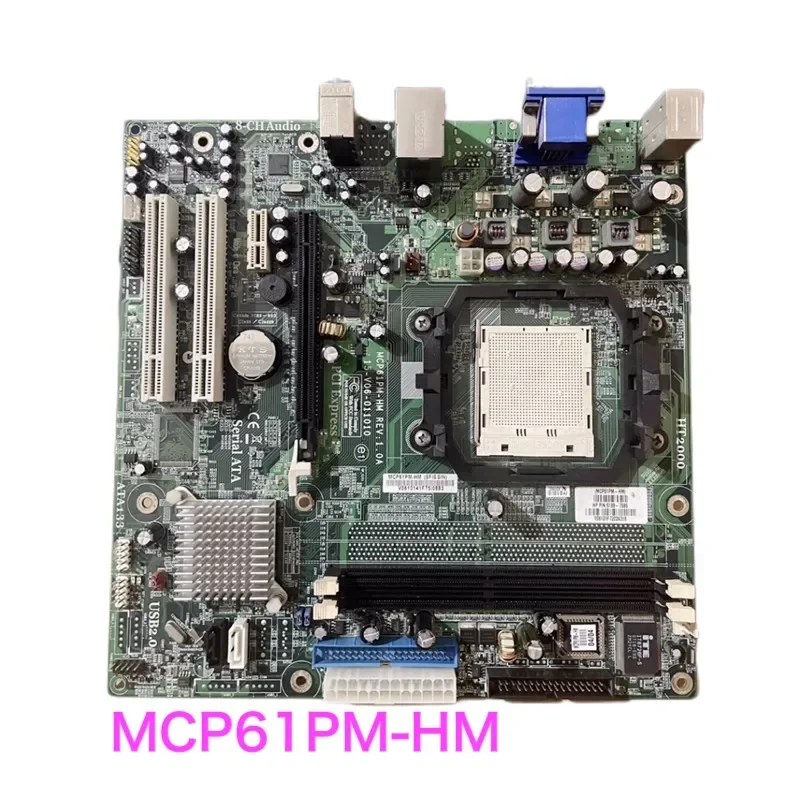 

Подходит для материнской платы HP MCP61PM-HM C61 5189-0464 5189-2789 DDR2, материнская плата, 100% протестировано, ОК, полностью работает