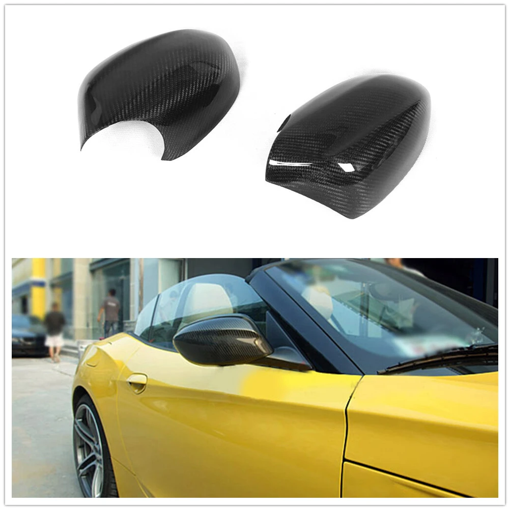 

Carbon Fiber Mirror Cover Add On Car Exterior Reverse Caps Rear View Case Rearview Shell For BMW E89 Z4 Roadster 2009-2015