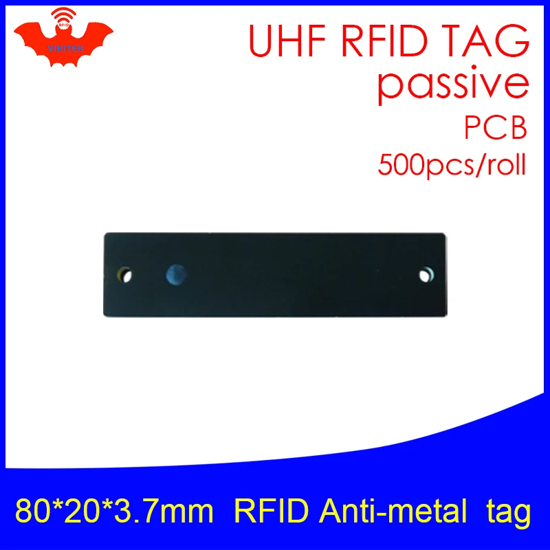 

UHF RFID metal tag 915mhz 868mhz impinj NXP EPC ISO18000 6c 500pcs free shipping 80*20*3.7mm long range PCB passive RFID tags