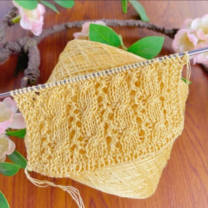 500g Natural Linen/Tencel Thin Thread Summer Crochet Hand Woven Strands DIY Handwork Knitted Short Sleeve/waistcoat Raw Material