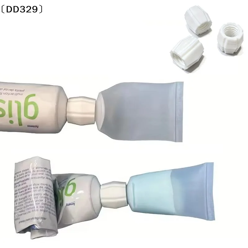 3Pcs Bottles+ Adapters Toothpaste Squeezer Adapter No-Spill Tube Roller For Travel Home Organizer Toothpaste Saver Tool〔DD329〕