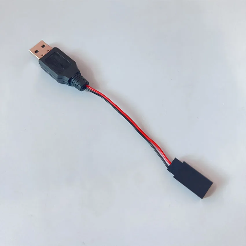 1pc RC USB Charging 3.7V Lithium Battery Charger Cable USB to JST /SM / futaba Plug for 3Rc Drone Quadcopter
