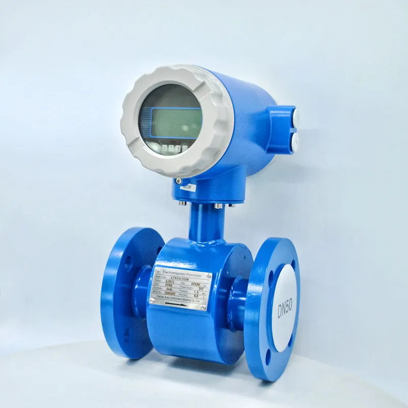 Intelligent Electromagnetic Flow Meter Sea Water Flow Sensor Water Conservancy Flowmeter