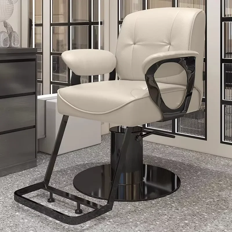 

Luxury Trendy Barber Modern Comfortable Ergonomic Beauty Elegant Salon Chair Chairs Nordic Sillon Para Barberia Salon Furniture