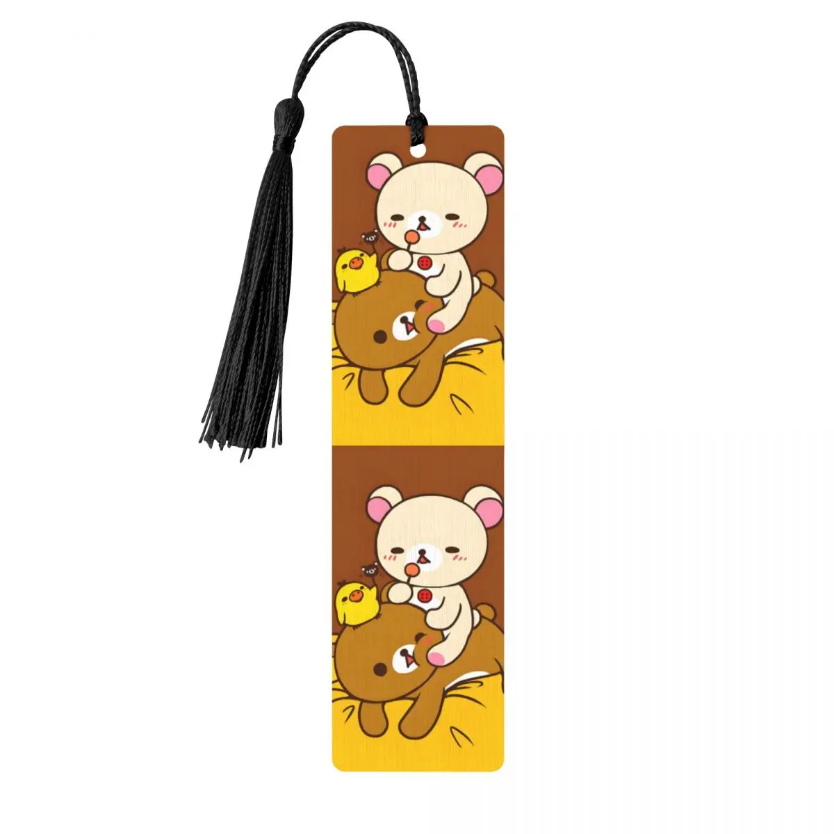 Cute R-Rilakkumas Book Clip Pagination Mark Cartoon Anime Cosmetic Kawaii Graphic Bookmark Page Holder Book Accessory