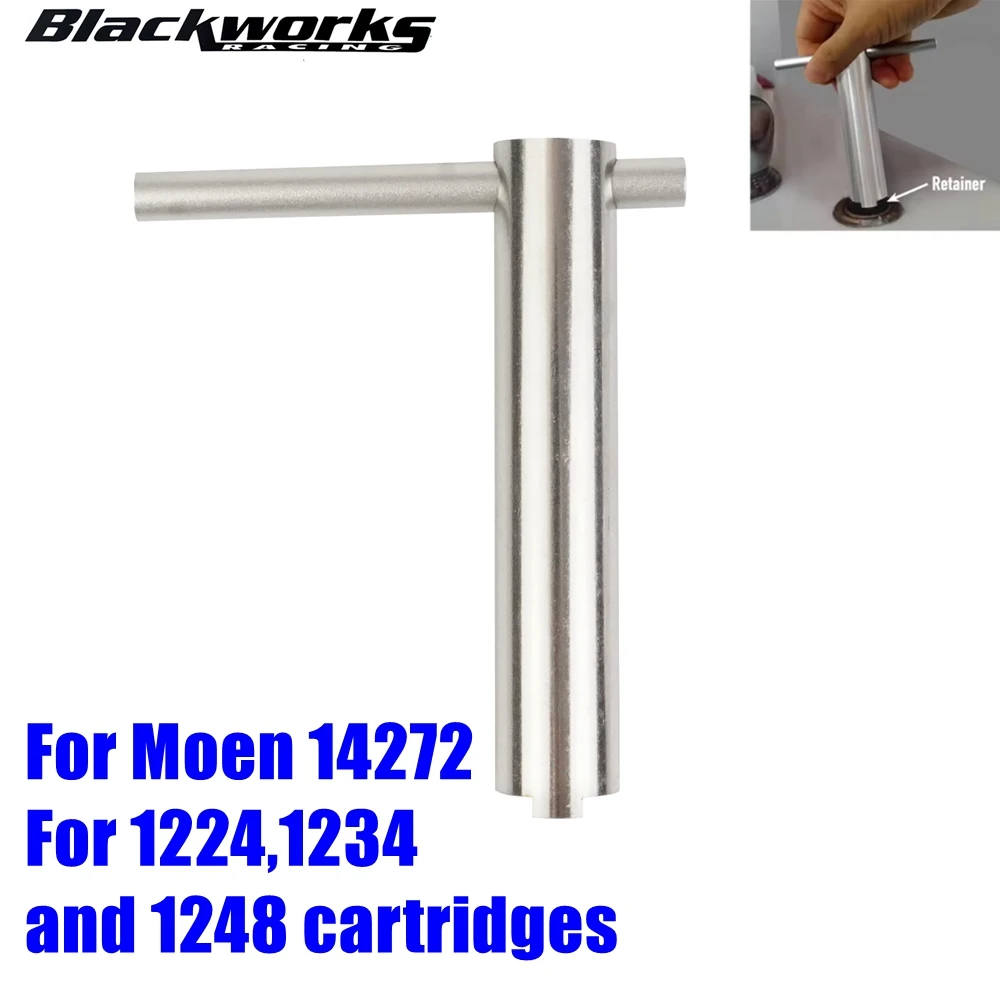 Cartridge Retainer Removal Tool with Handle Upgraded Version For 1224 Faucet Replacement and Maintenance Aluminum Handle IT-1024