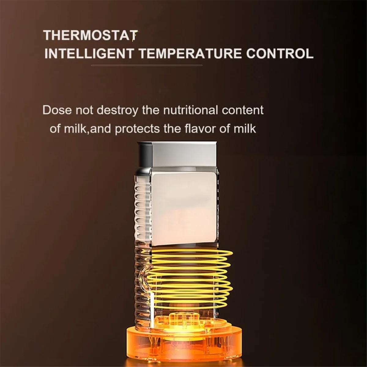 Milk Frother,Electric Milk Frother,Fully Automatic Milk Frother,Automatic Milk Frother for Hot & Cold Froth US Plug GSY