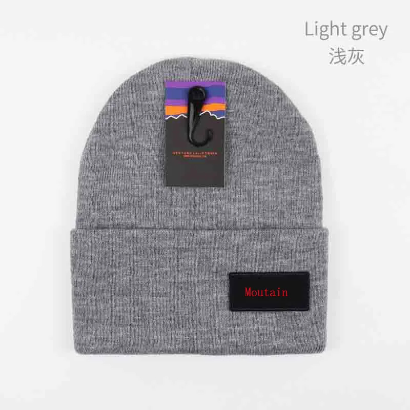 2024 Best Quality Moutain Embroidery Logo Women Men Y2K Beanies Hip Hop KnitHats Elastic Skull Cap Breathable Beanies