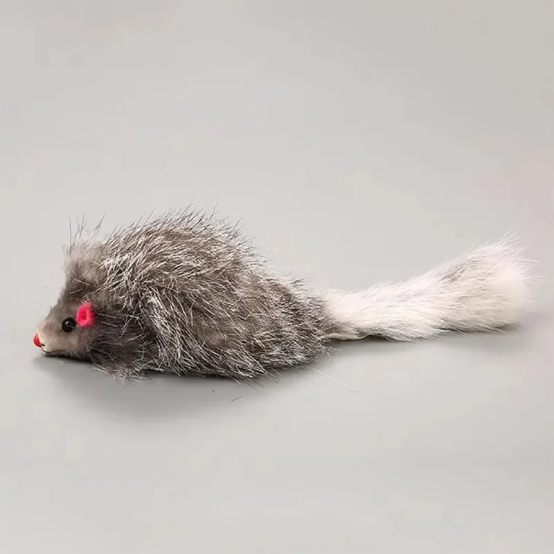 Plush mouse cat toy Soft Long-haired Tail Mice Mouse For Cats Funny Kitten Toy Pet Cats Training Game Cat Supplies