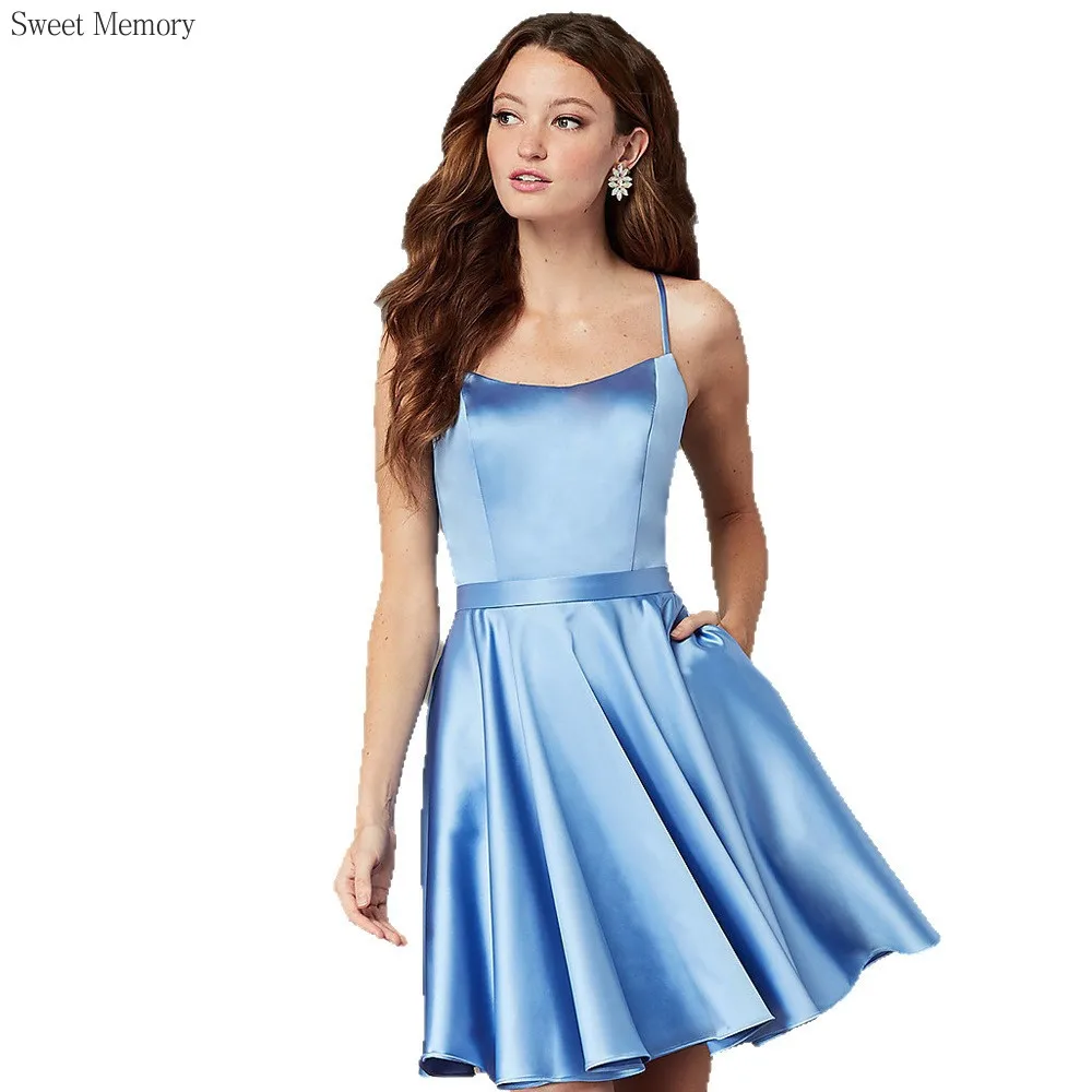 

Изысканные атласные короткие платья Sweet Memory J118 для выпускного вечера 2026 года, роскошные вечерние платья, элегантные платья для женщин, роскошные вечерние платья на день рождения для женщин