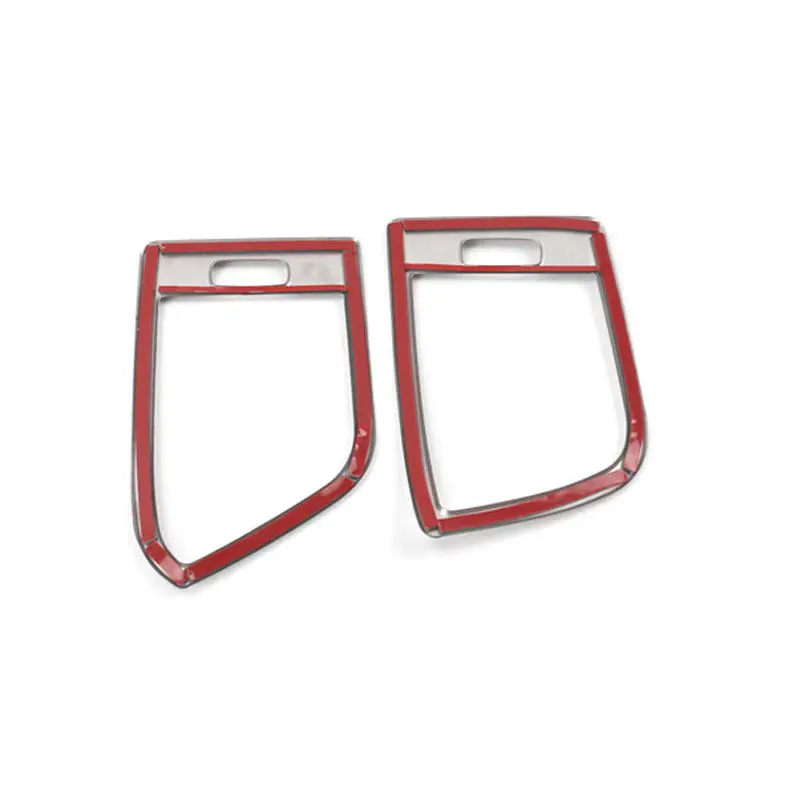 Stainless Steel Car Accessories Dashboard Panel Side Air Conditioning Outlet Vent Frame Cover Trim For Volvo XC60 2009-2017 LHD
