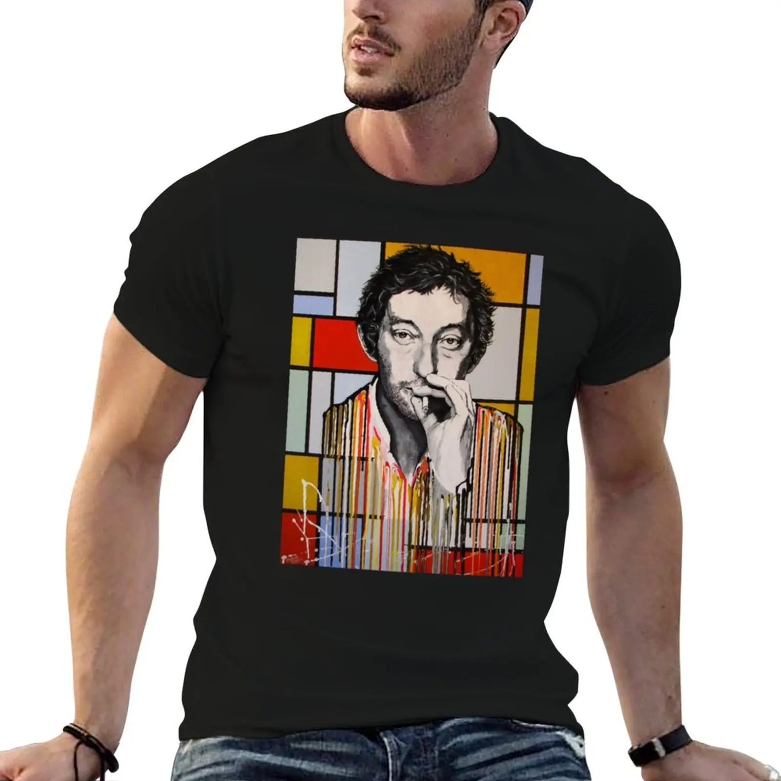 Serge Gainsbourg classique T-Shirt Minimalist Graphic Tee Shirt