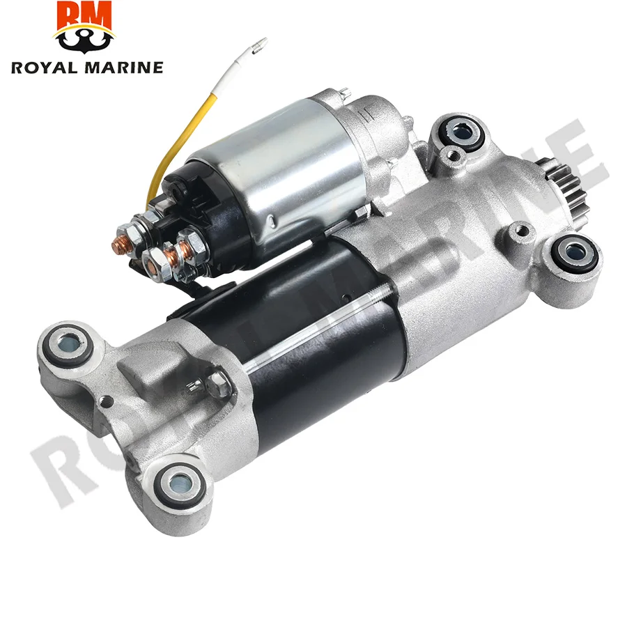 879345T77 8M0038387 Starter Motor for Mercury Outboard 4T 75-115HP F75 F80 F90 F100 F115 New Style 12V CCW Rotation PMGR 8000332