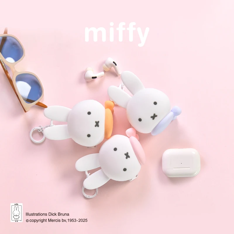 

Оригинальная силиконовая сумка Miffy, слепая коробка, силиконовый кошелек для монет, слепая коробка, персонаж аниме, коллекционные украшения, праздничные игрушки, подарки