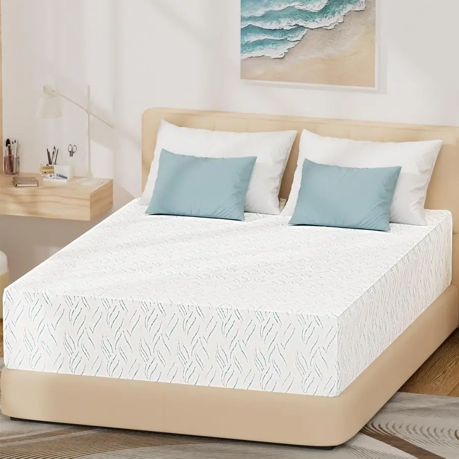 

Twin Memory Foam Mattress, 12 Inch Memory Foam Mattress in a Box, Fiberglass Free, Medium Feel, Breathable Cooling Layers