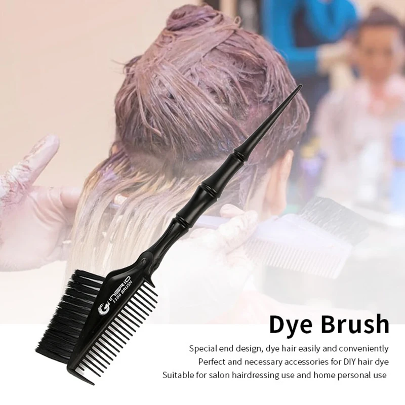 

1Pc Hairdressing Hair Dye Coloring Comb Salon Tinting Hair Brush Hairstyle Salon DIY Hair Styling Tool For Barber