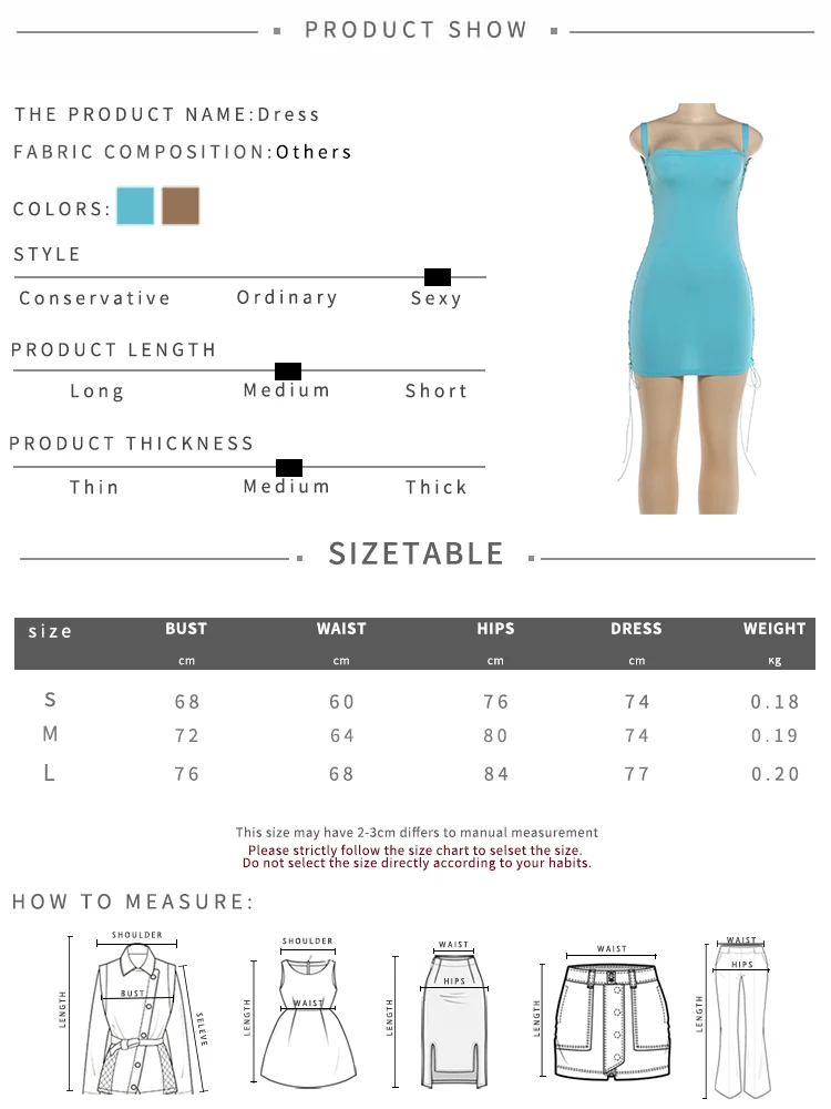 Sisterlinda Quadratischer Ausschnitt Kreuzbandage-Kleid Damen Quasten Ärmellos Sexy Midnight Hottie Einfach Klassisch Sommer Mini Bodycon – Detail 1