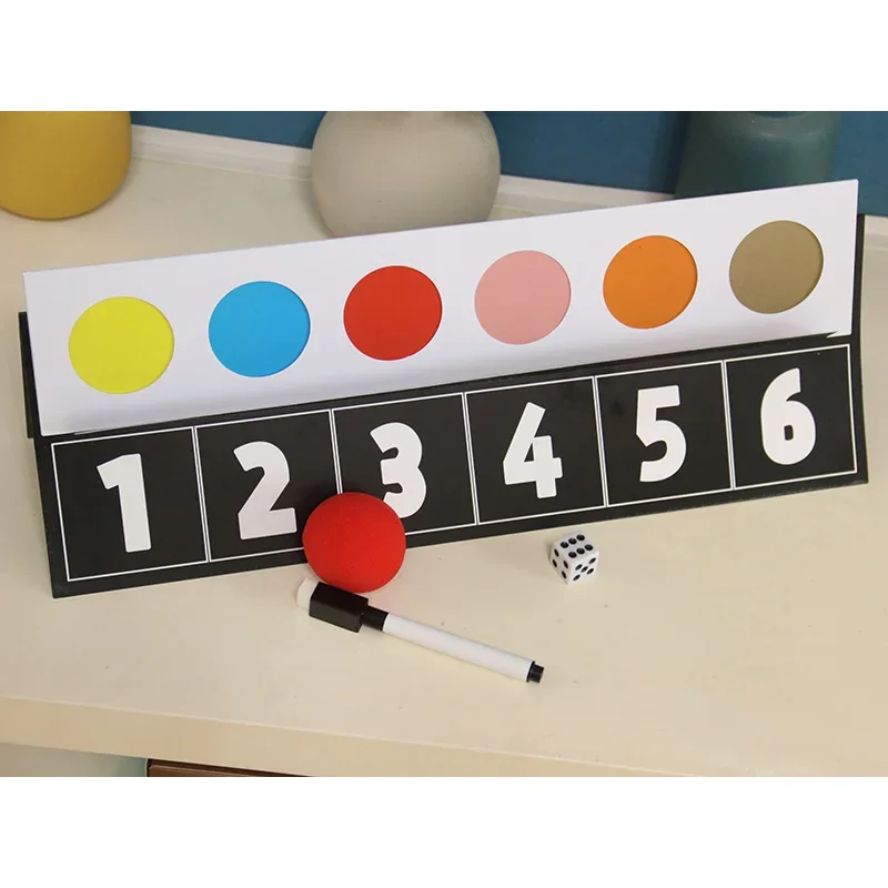 Color Match Board by J.C Magic Tricks Close-up Stage Illusion Gimmick Mentalism Props Color Number Prediction Mind Reading Magia