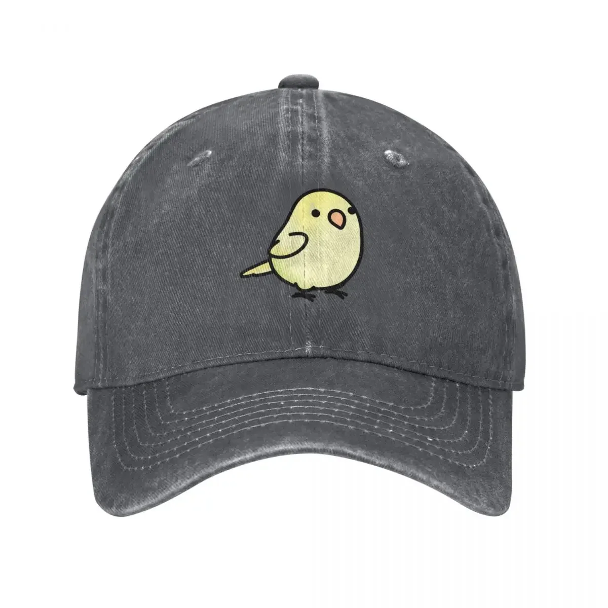 Chubby Light Yellow Lutino Parrotlet Baseball Cap dad hat Golf Hat Man Female Men's