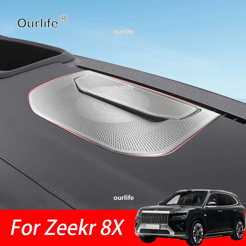 

For Zeekr 8X 2026 2027 Car Dashboard horn cover Dust Proof Protective Cover Car Interior modification Accessories