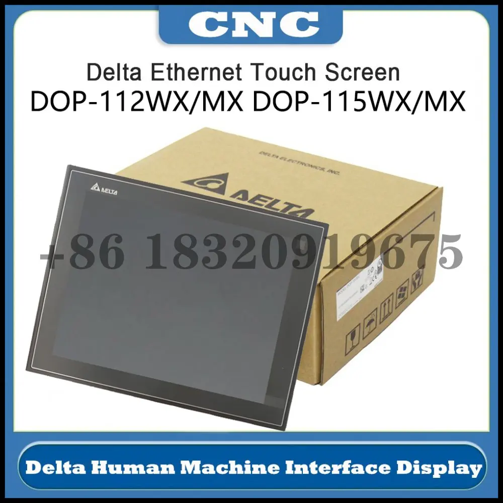 CNC Latest Delta INTERFACE HMI DOP-W105B DOP-W127B DOP-W157B Ethernet Type Touch Screen DOP-112WX DOP-112MX DOP-115WX DOP-115MX