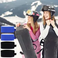 2pcs Ski Straps Snowboard Straps Sled Fixing Belt Outdoor Portable Ski Boards Band Accessory Nylon Supplies Ski Fixing Tool 6