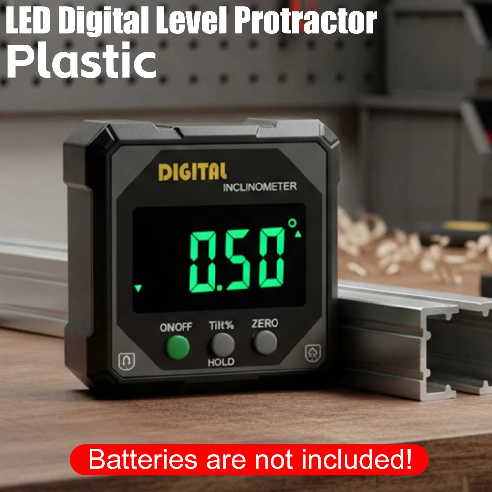 

Цифровой угломер-инклинометр с LED-дисплеем, измерительный прибор, линейка