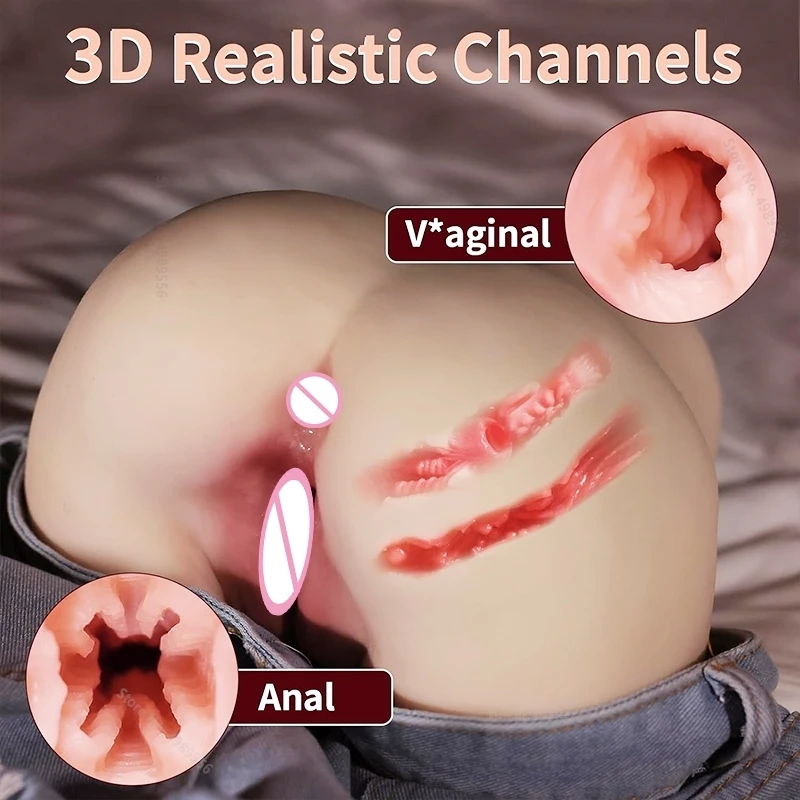 

Pussy Pleasure Sex Toys Man Masturbation Cup Butt Lover Realistic Sexy Dolls for Men Masturbator Vagina Plump Hips Pocket Pussey